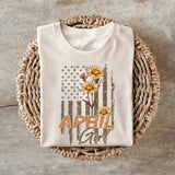 Personalized Birthday month flower April girl Sweatshirt, Tshirt Printed QTDT0102