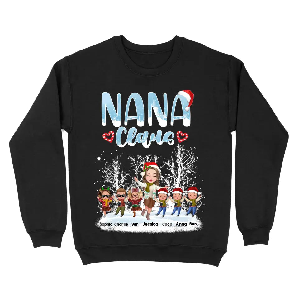Personalized Nana Claus Sweatshirt Printed NTMTVQ23895