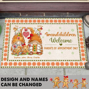 Personalized Grandchildren Welcome Parents By Appoinment Only Doormat Printed NMTVQ23994