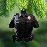 Personalized Police Uniform Custom Name & ID  Christmas Gift Acrylic Ornament Printed KVH231271