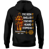 Personalized Retired Firefighter Custom Time Hoodie 2D Printed QTLVA1374