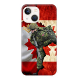 Personalized Canadian Armed Forces Logo Custom Name Phonecase Printed 231430AHVH
