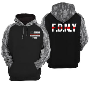 Personalized US Firefighter Department & Custom ID Hoodie 3D Printed KVH231530