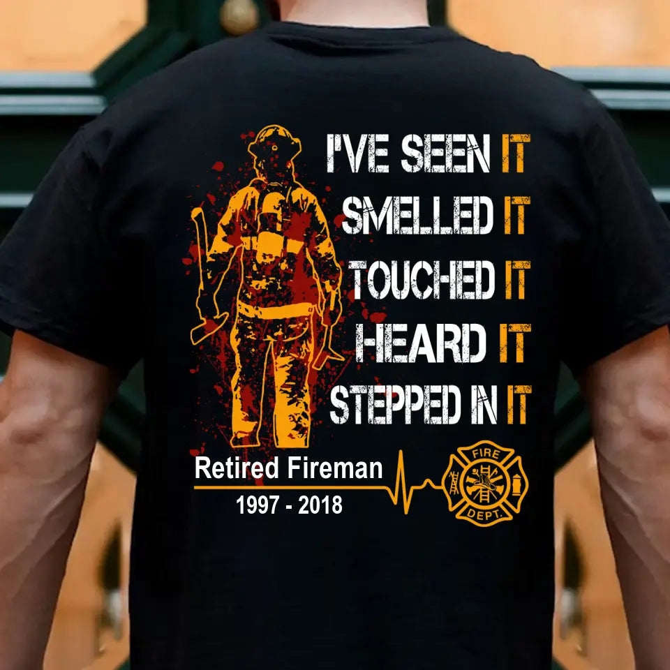 Personalized Retired Firefighter Custom Time Hoodie 2D Printed QTLVA1374