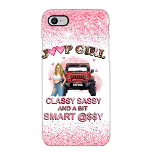 Personalized Jeep Girl Classy Sassy And A Bit Smart Assy Phonecase Printed VQ2492