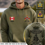 Personalized I Am A Canadian Veteran I Would Put The Uniform Back On If Canada Needed Me I May Be Older Move Slower But My Skills Still Remain Hoodie 2D Printed VQ24251