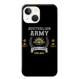 Personalized Australian Army Rank Camo Custom Name & Time Phonecase Printed AHVQ24540