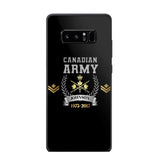 Personalized Canadian Army Rank Camo Custom Name & Time Phonecase Printed AHVQ24540