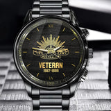 Personalized Australian Veteran Name & Served Time Watch Printed QTVQ24558