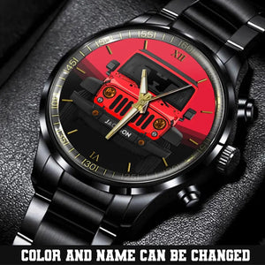 Personalized Jeep Car & Name Watch Printed KH24557