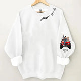 Personalized Jeep Girl & Dog Custom Name Sweatshirt Printed HN24661