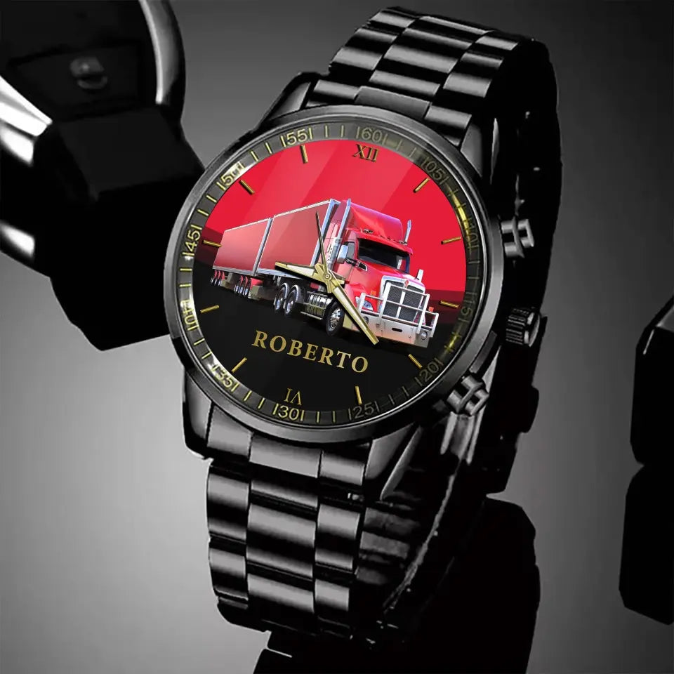 Personalized Truck Color Custom Name Watch Printed KVH24750