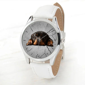 Personalized Upload Your Dog Photo Dog Lovers Gift Women Watch Leather Band or Mechanical Watch Printed QTHN24768