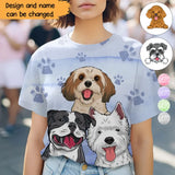 Personalized Dog Mom Dog Lovers Gift 3D T-shirt Printed HN24790