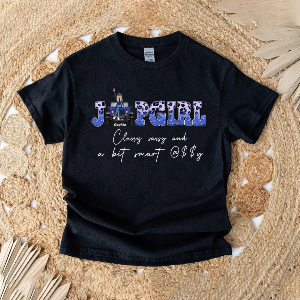 Personalized Jeep Girl Classy Sassy And A Bit Smart Assy Woman T-shirt Printed HN24802