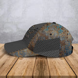 Personalized Canadian Veteran Retired Custom Time & Logo 3D Cap QTHN24975