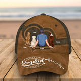 Personalized Best Dog Dad Ever Dog Lovers Gift Happy Father's Day Gift Cap 3D Printed HN241458