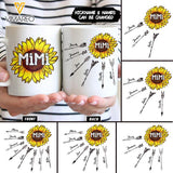 Sunflower grandma nickname personalized 3D Mug