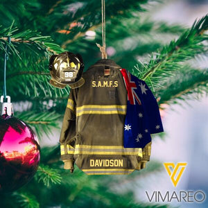 PERSONALIZED Australian Fire Department HANGING ORNAMENT CHRISTMAS NOV-MA09