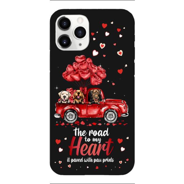 Personalized Dog Valentine Phonecase Printed 22JAN-HC05