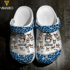 Personalized Grandma Kids Clog Slipper Shoes Printed 22MAR-DT11