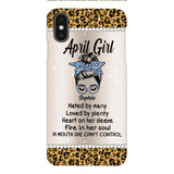 Personalized April Girl With Tatoos Phone Case Printed 25MAR-HQ28