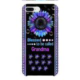 Personalized Grandma Kid Turtle Phone Case Printed V3Q 0604