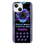 Personalized Grandma Kid Turtle Phone Case Printed V3Q 0604