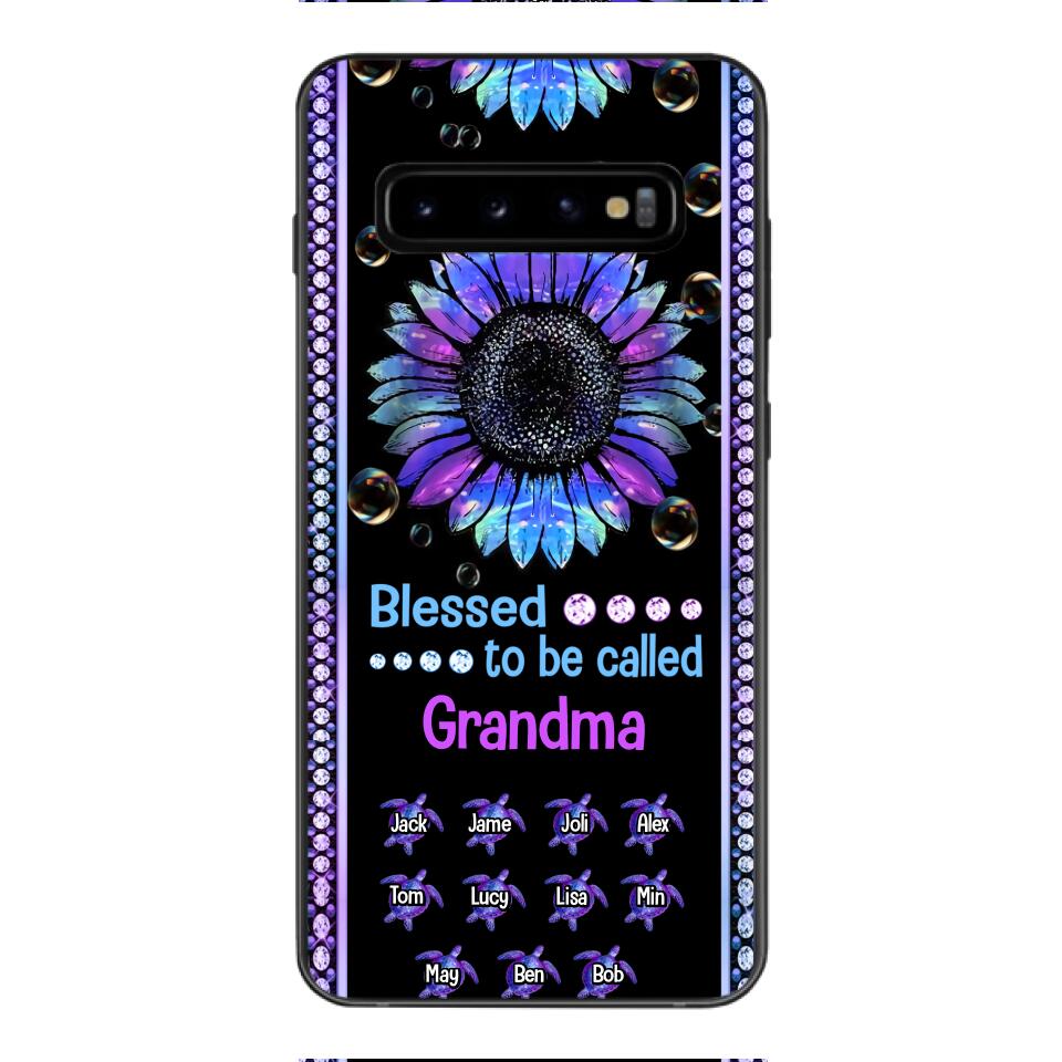 Personalized Grandma Kid Turtle Phone Case Printed V3Q 0604