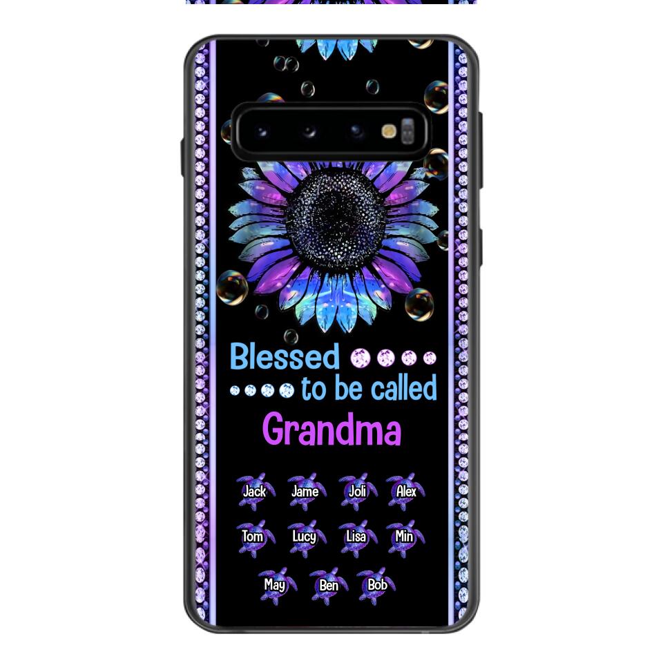 Personalized Grandma Kid Turtle Phone Case Printed V3Q 0604