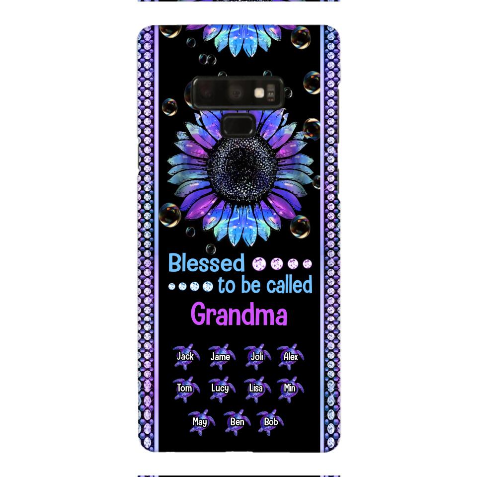 Personalized Grandma Kid Turtle Phone Case Printed V3Q 0604