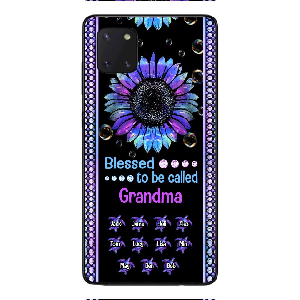 Personalized Grandma Kid Turtle Phone Case Printed V3Q 0604