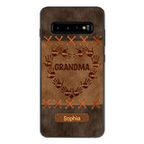Personalized Grandma Kid Phone Case Printed 22APR-LN28