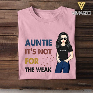 DH Personalized Auntie Tshirt Printed HC1905