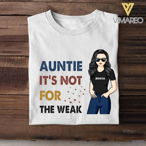 DH Personalized Auntie Tshirt Printed HC1905