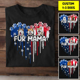 Personalized Dog Flag Independence Day Tshirt Mother's Day Gifts 22JUL-HY09