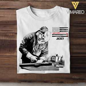 Personalized Welder Tshirt Printed 22JUL-HQ20