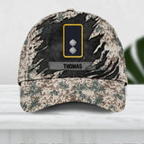 Personalized German Veteran/ Solider Camo Peaked Cap 3D Printed QTDT1409