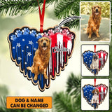 Personalized Dog Cattle Christmas Wood Ornament Printed 22SEP-HY27