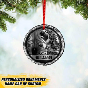 Personalized Welder Christmas Acrylic/Plastic Ornament Printed 22OCT-HQ17