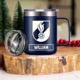 Personalized Austrian Firefighter Laser Handle Cup Printed 22NOV-HY21
