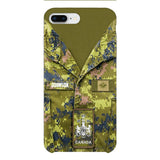 Personalized Canadian Soldier Camo Phone Case Printed 22MAR-HQ19