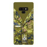 Personalized Canadian Soldier Camo Phone Case Printed 22MAR-HQ19