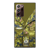 Personalized Canadian Soldier Camo Phone Case Printed 22MAR-HQ19