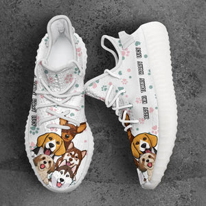 Personalized Dogs & Name Dog Lovers Gift Yeezy Shoes Printed 23FEB-DT27