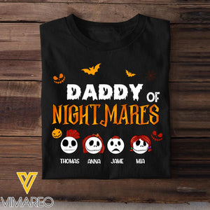 Personalized Daddy Of Nightmare Tshirt Printed SEP-DT06