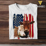 Personalized Upload Your Cattle Photo Tshirt Printed 23MAR-DT18