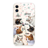 Personalized Upload Your Cat Photo Cat Lovers Silicon Phonecase 23MAR-DT22