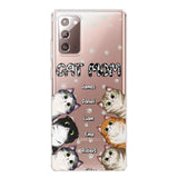 Personalized Cat Mom Paw Silicon Phonecase PNDT2303