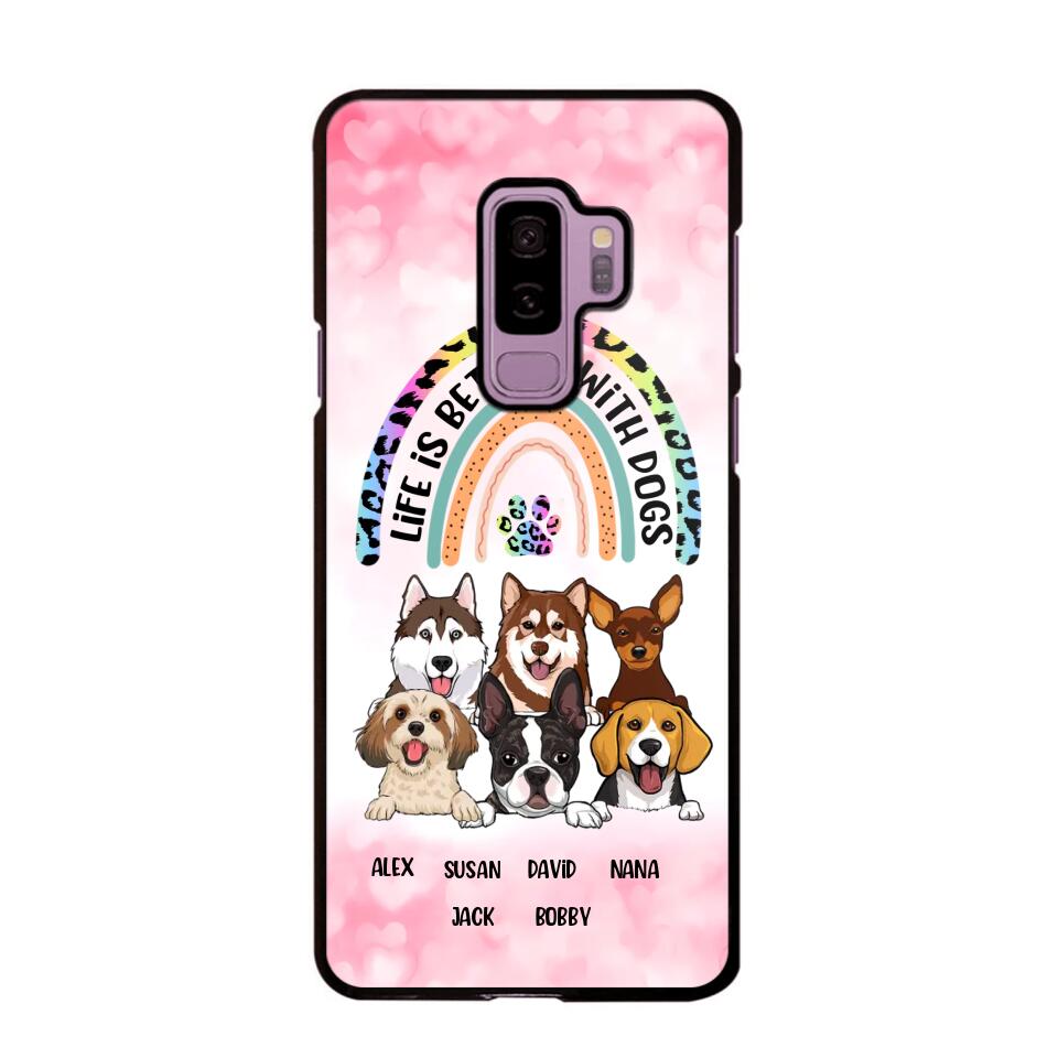 Personalized Life Is Better With Dogs Dog Lovers Gift Phonecase Printed PNDT2803